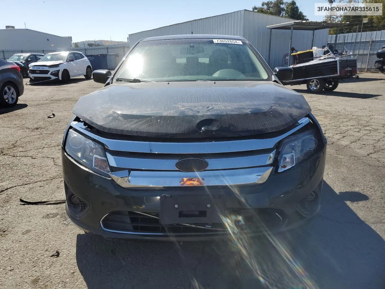 2010 Ford Fusion Se VIN: 3FAHP0HA7AR335615 Lot: 73652654