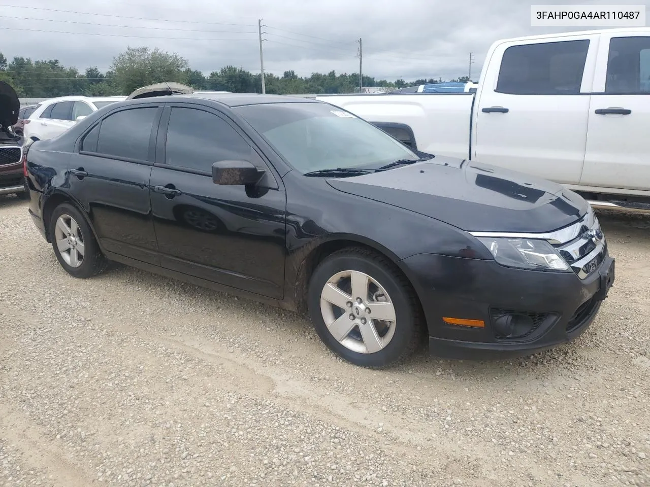 2010 Ford Fusion S VIN: 3FAHP0GA4AR110487 Lot: 73708074