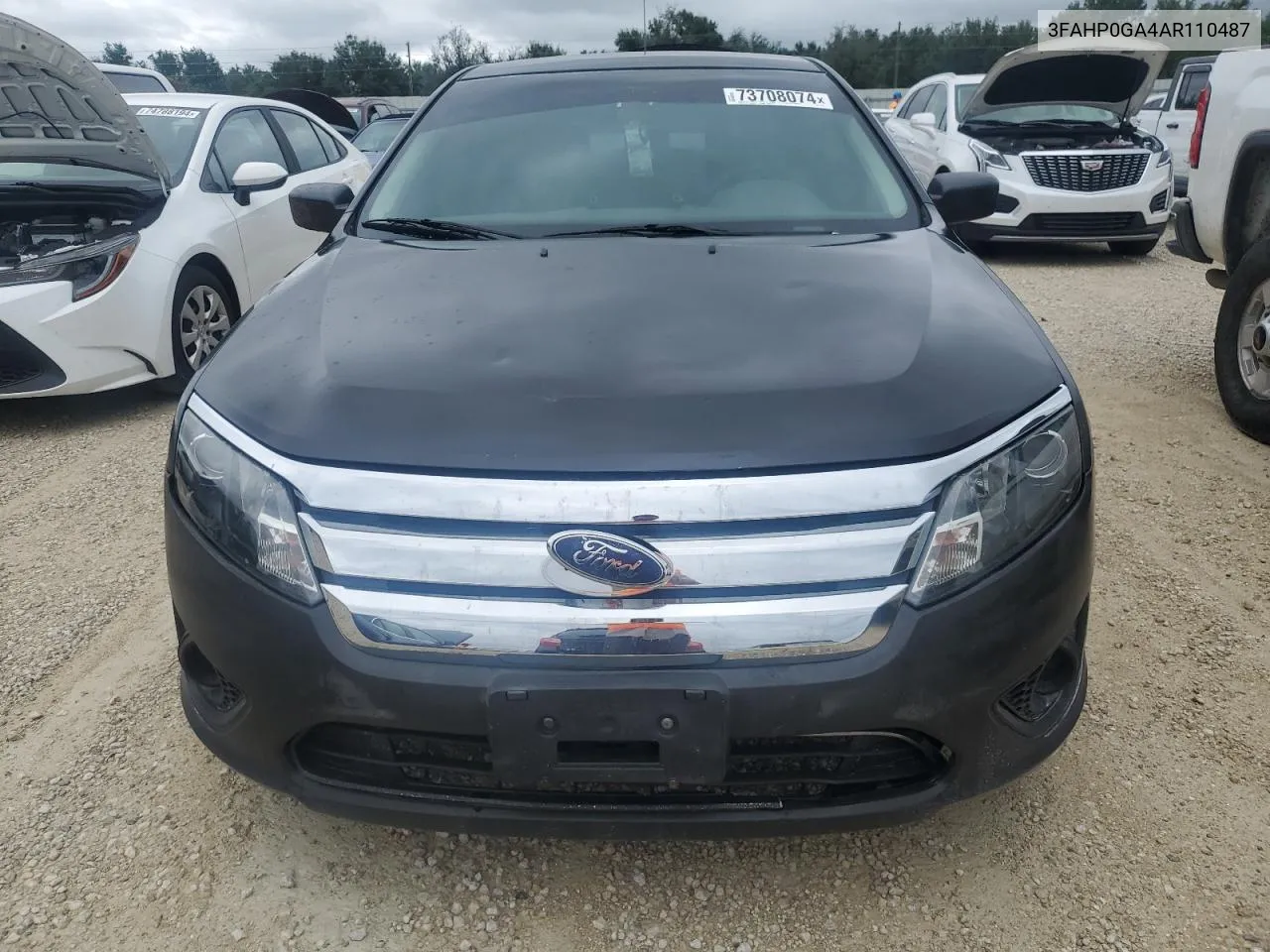 2010 Ford Fusion S VIN: 3FAHP0GA4AR110487 Lot: 73708074