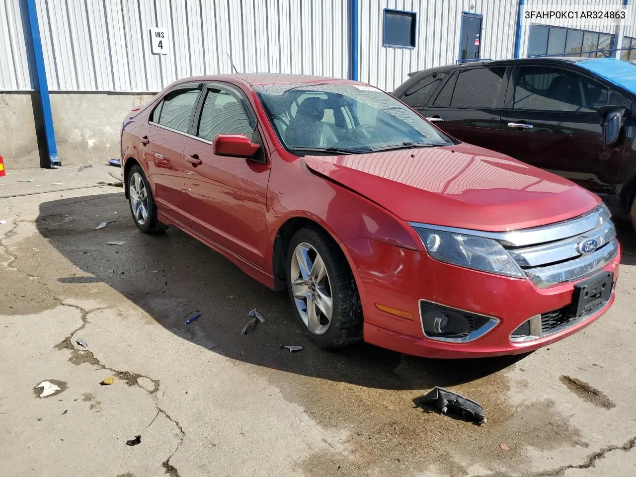 2010 Ford Fusion Sport VIN: 3FAHP0KC1AR324863 Lot: 73784764