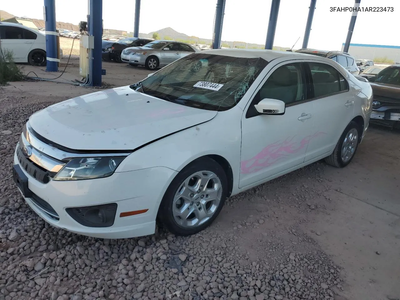 2010 Ford Fusion Se VIN: 3FAHP0HA1AR223473 Lot: 73807444