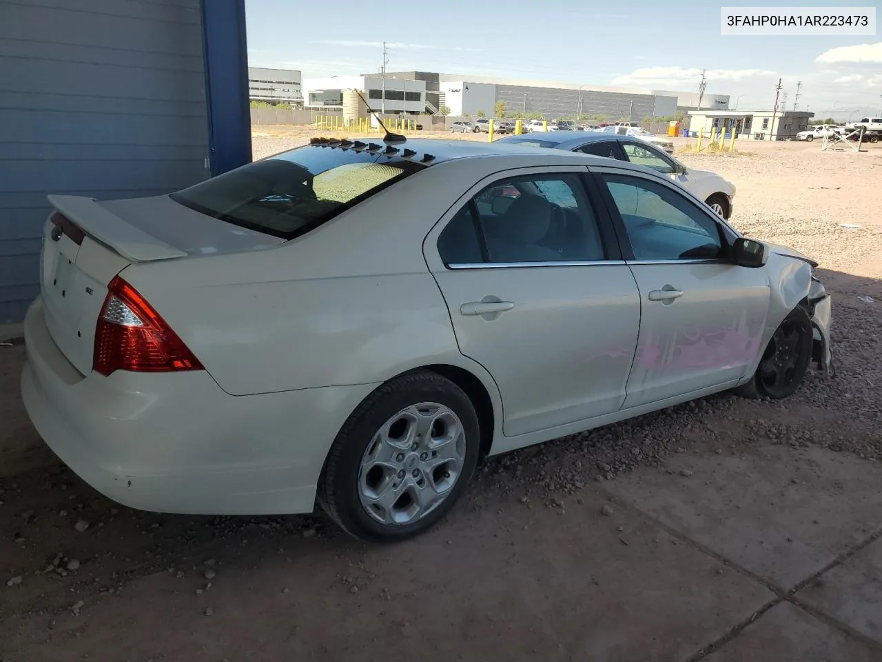 2010 Ford Fusion Se VIN: 3FAHP0HA1AR223473 Lot: 73807444