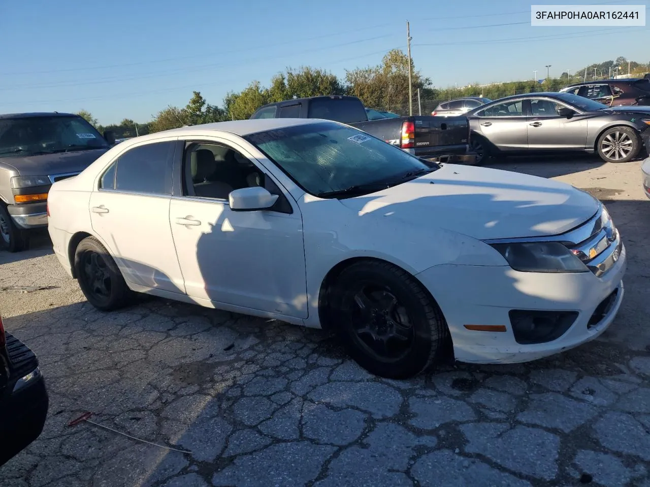 2010 Ford Fusion Se VIN: 3FAHP0HA0AR162441 Lot: 74198524