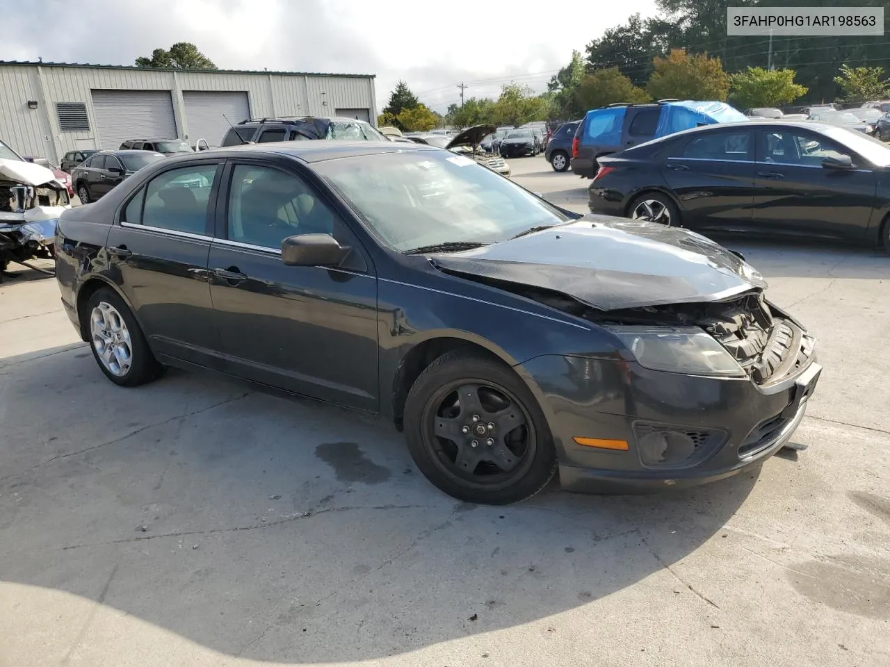 2010 Ford Fusion Se VIN: 3FAHP0HG1AR198563 Lot: 74457594