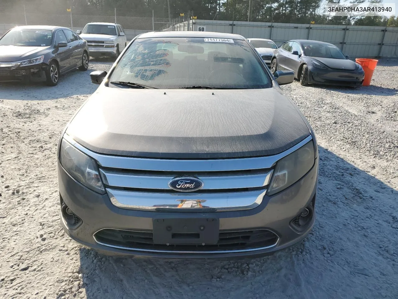 2010 Ford Fusion Se VIN: 3FAHP0HA3AR413940 Lot: 74477564