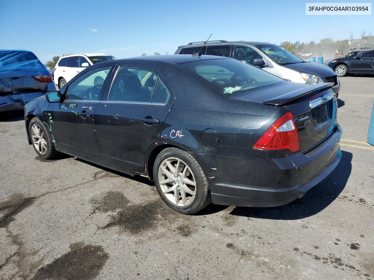 2010 Ford Fusion Sel VIN: 3FAHP0CG4AR103954 Lot: 74693204