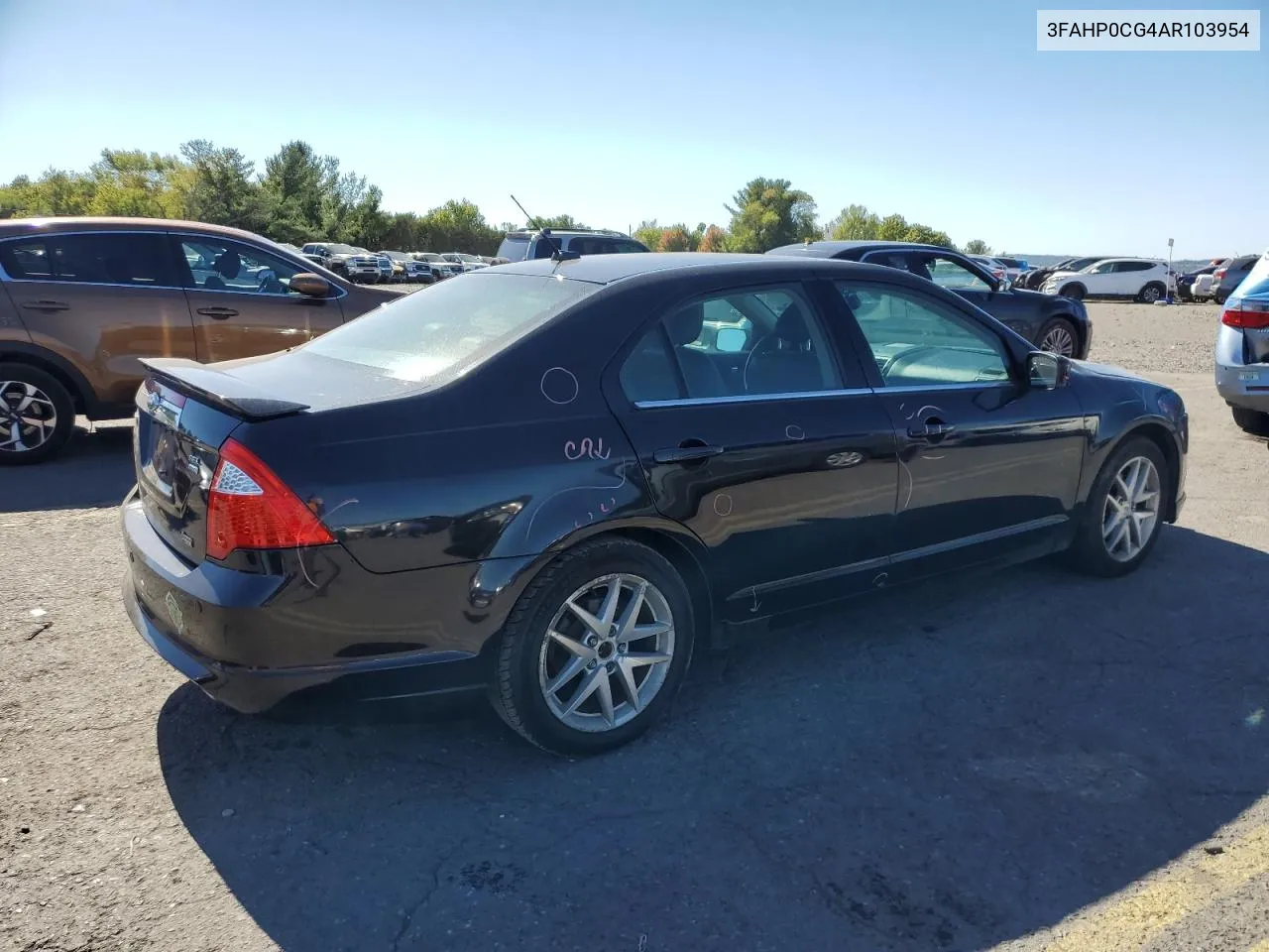 2010 Ford Fusion Sel VIN: 3FAHP0CG4AR103954 Lot: 74693204