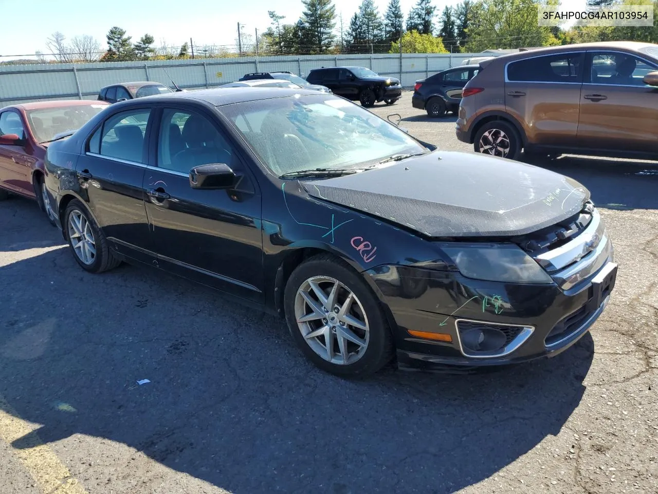 2010 Ford Fusion Sel VIN: 3FAHP0CG4AR103954 Lot: 74693204