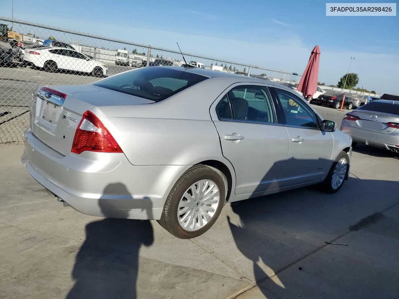 2010 Ford Fusion Hybrid VIN: 3FADP0L35AR298426 Lot: 75354824