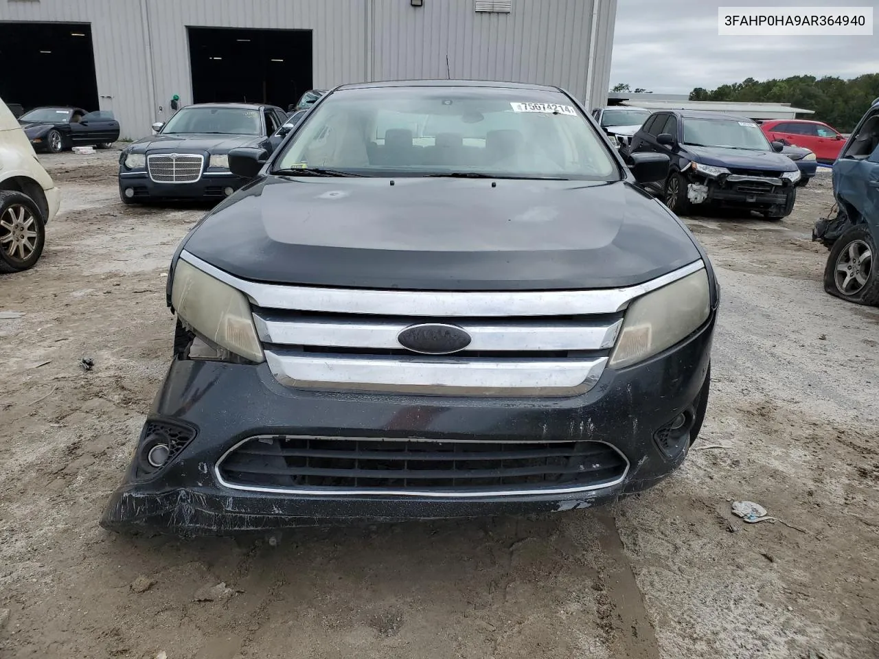 2010 Ford Fusion Se VIN: 3FAHP0HA9AR364940 Lot: 75674214