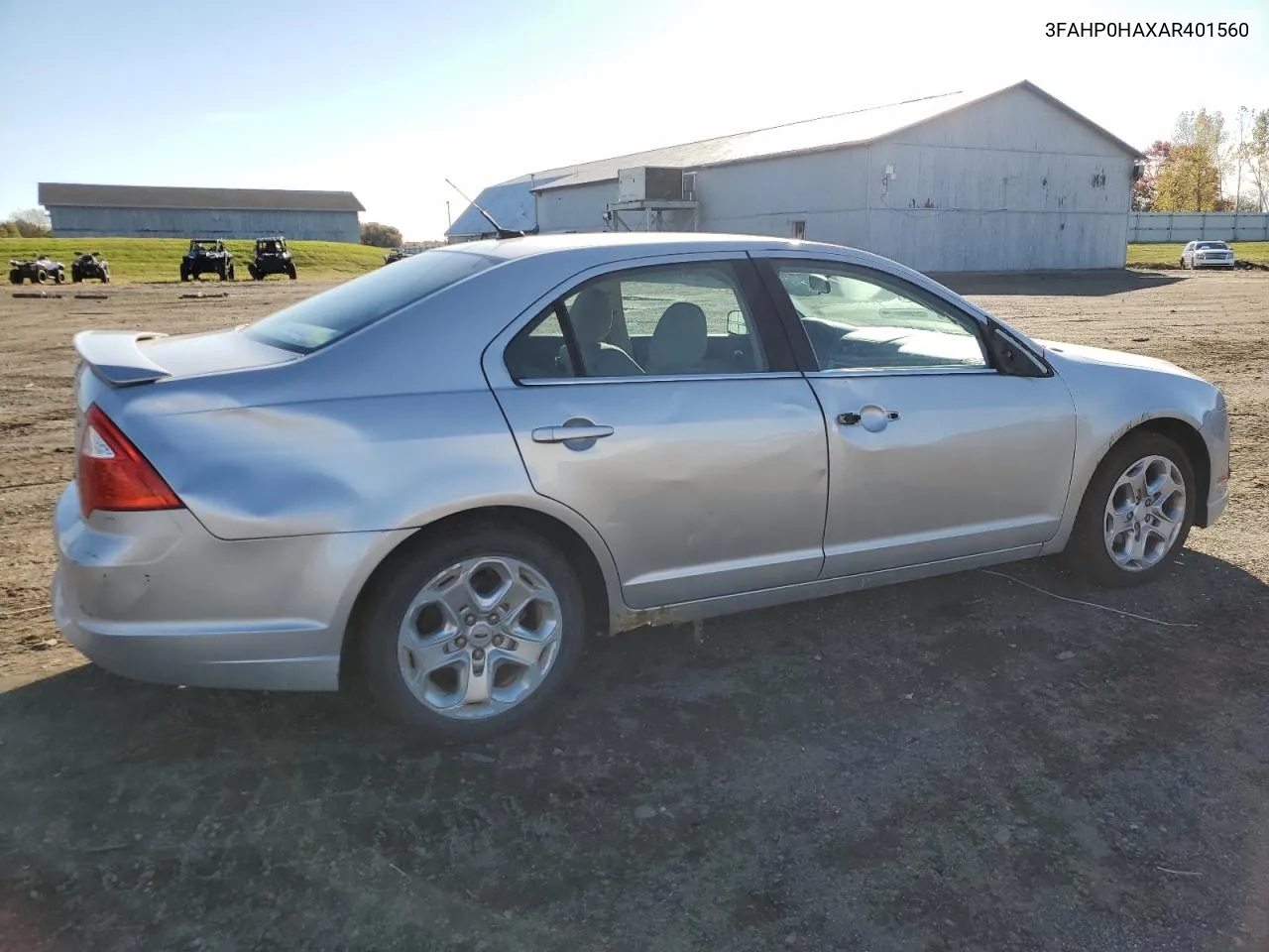 2010 Ford Fusion Se VIN: 3FAHP0HAXAR401560 Lot: 76078484