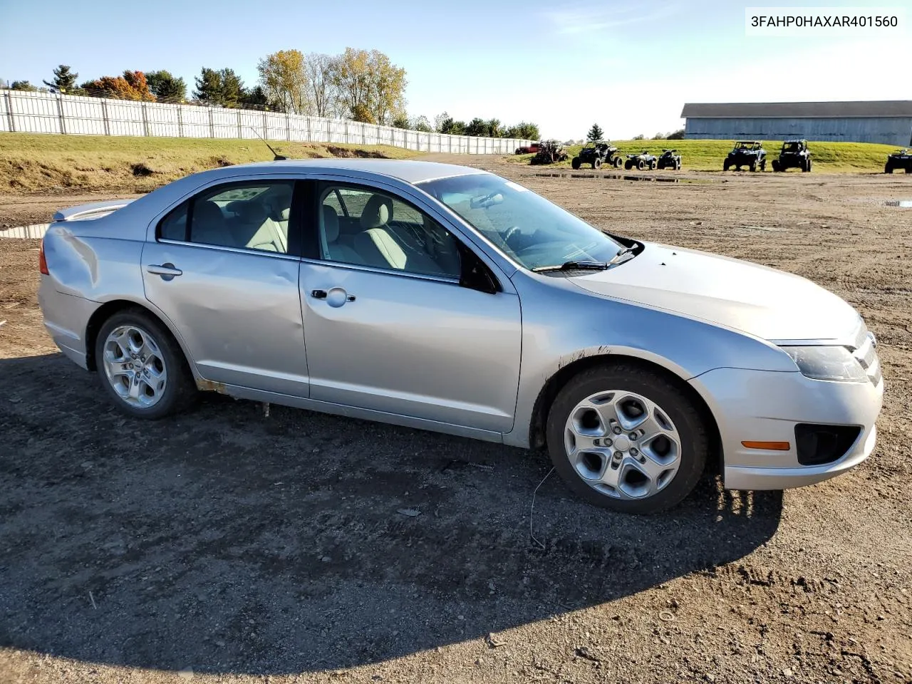 2010 Ford Fusion Se VIN: 3FAHP0HAXAR401560 Lot: 76078484