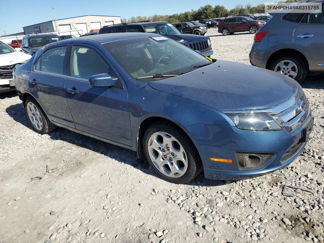 2010 Ford Fusion Se VIN: 3FAHP0HA9AR315785 Lot: 76248744