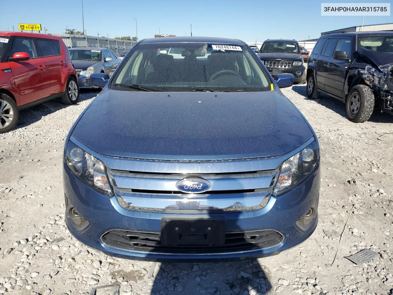 2010 Ford Fusion Se VIN: 3FAHP0HA9AR315785 Lot: 76248744