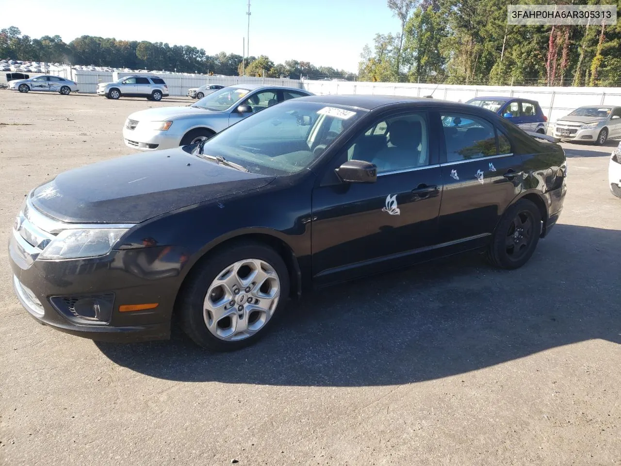 2010 Ford Fusion Se VIN: 3FAHP0HA6AR305313 Lot: 76271394