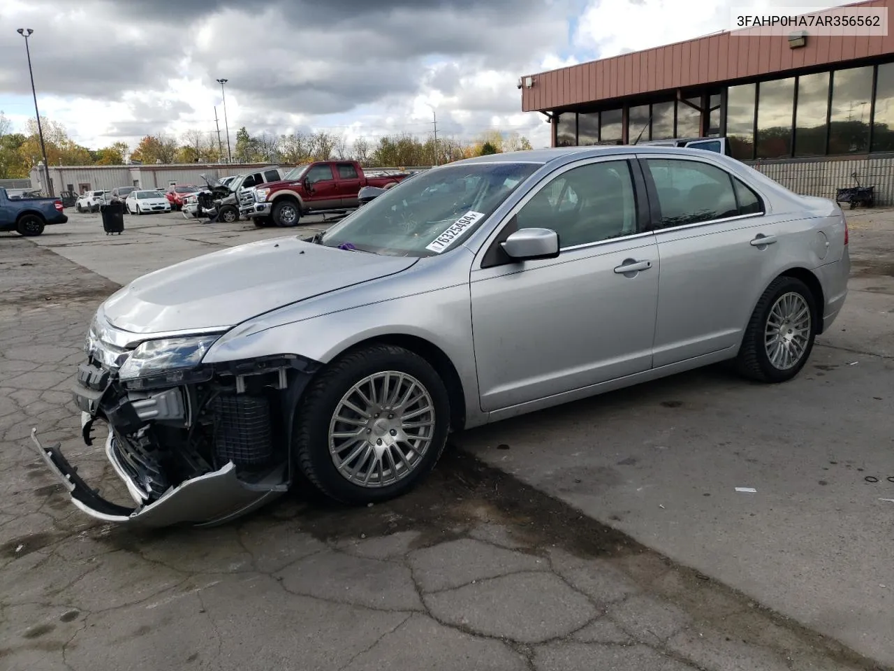 2010 Ford Fusion Se VIN: 3FAHP0HA7AR356562 Lot: 76325494