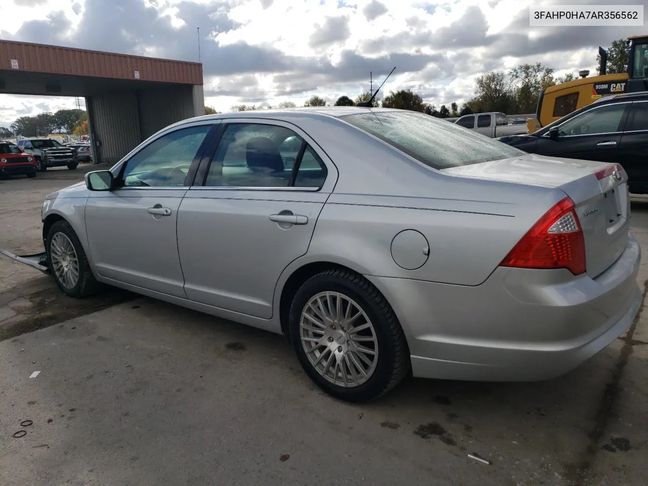 2010 Ford Fusion Se VIN: 3FAHP0HA7AR356562 Lot: 76325494