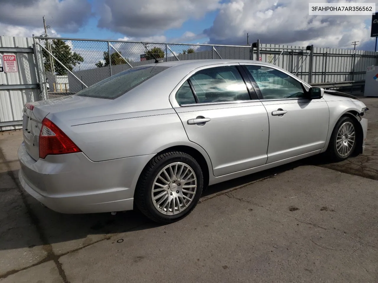 2010 Ford Fusion Se VIN: 3FAHP0HA7AR356562 Lot: 76325494