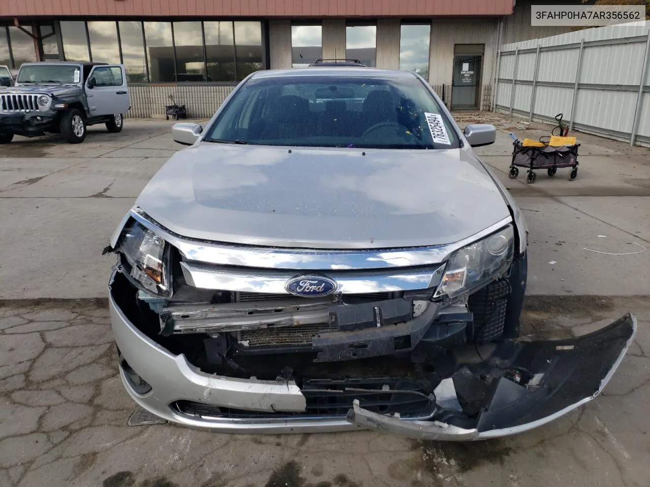 2010 Ford Fusion Se VIN: 3FAHP0HA7AR356562 Lot: 76325494