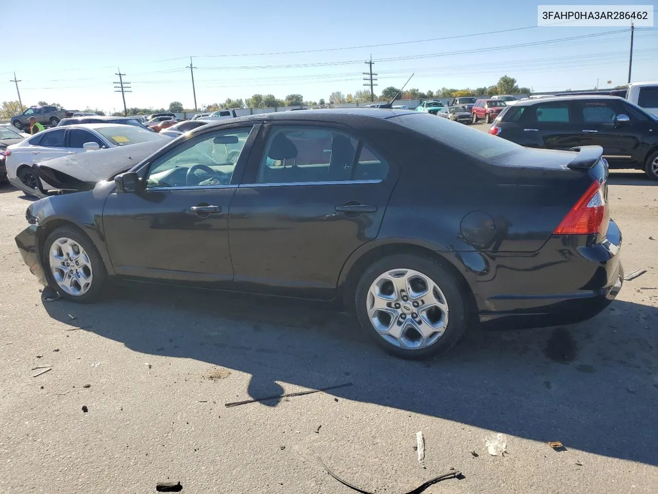 2010 Ford Fusion Se VIN: 3FAHP0HA3AR286462 Lot: 76407864