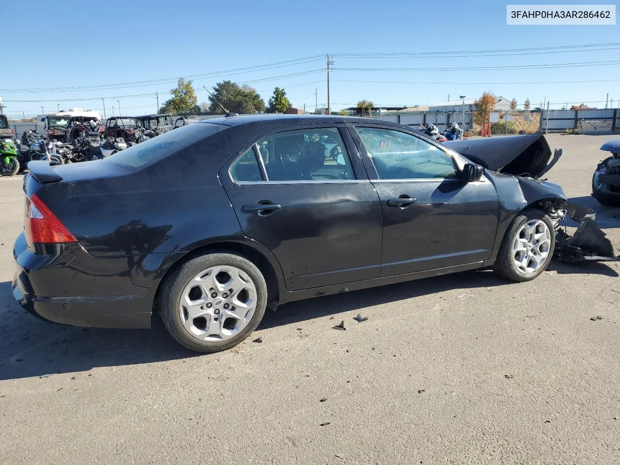 2010 Ford Fusion Se VIN: 3FAHP0HA3AR286462 Lot: 76407864