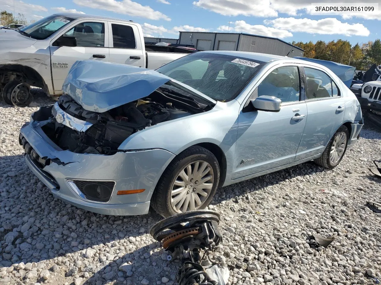 2010 Ford Fusion Hybrid VIN: 3FADP0L30AR161099 Lot: 76449794