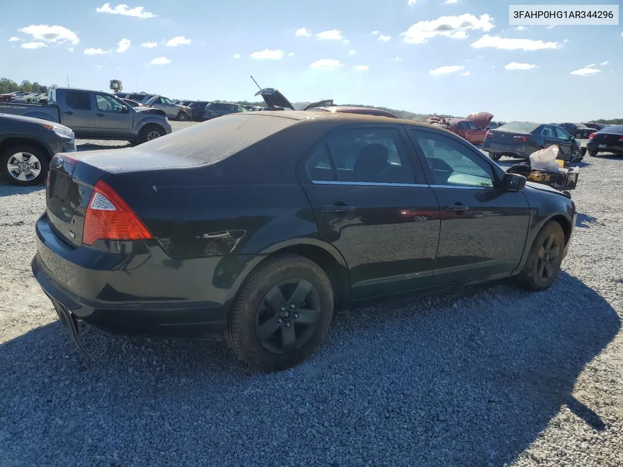 2010 Ford Fusion Se VIN: 3FAHP0HG1AR344296 Lot: 76454764