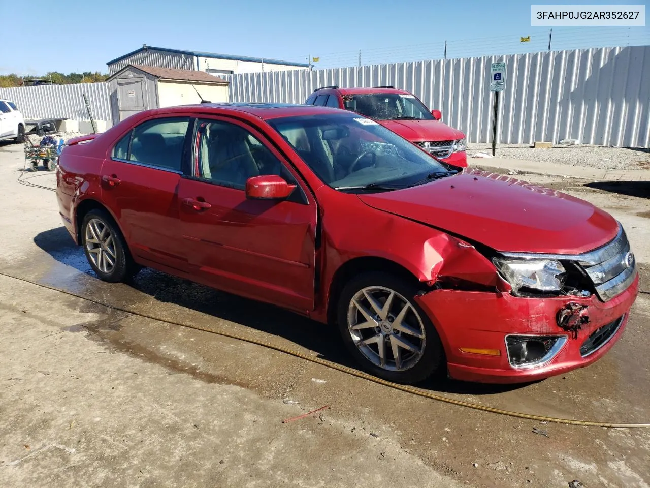 2010 Ford Fusion Sel VIN: 3FAHP0JG2AR352627 Lot: 76566754