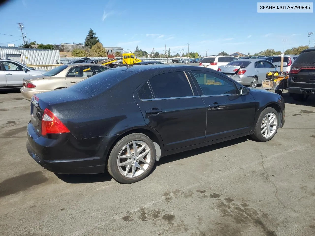 2010 Ford Fusion Sel VIN: 3FAHP0JG1AR290895 Lot: 76915404