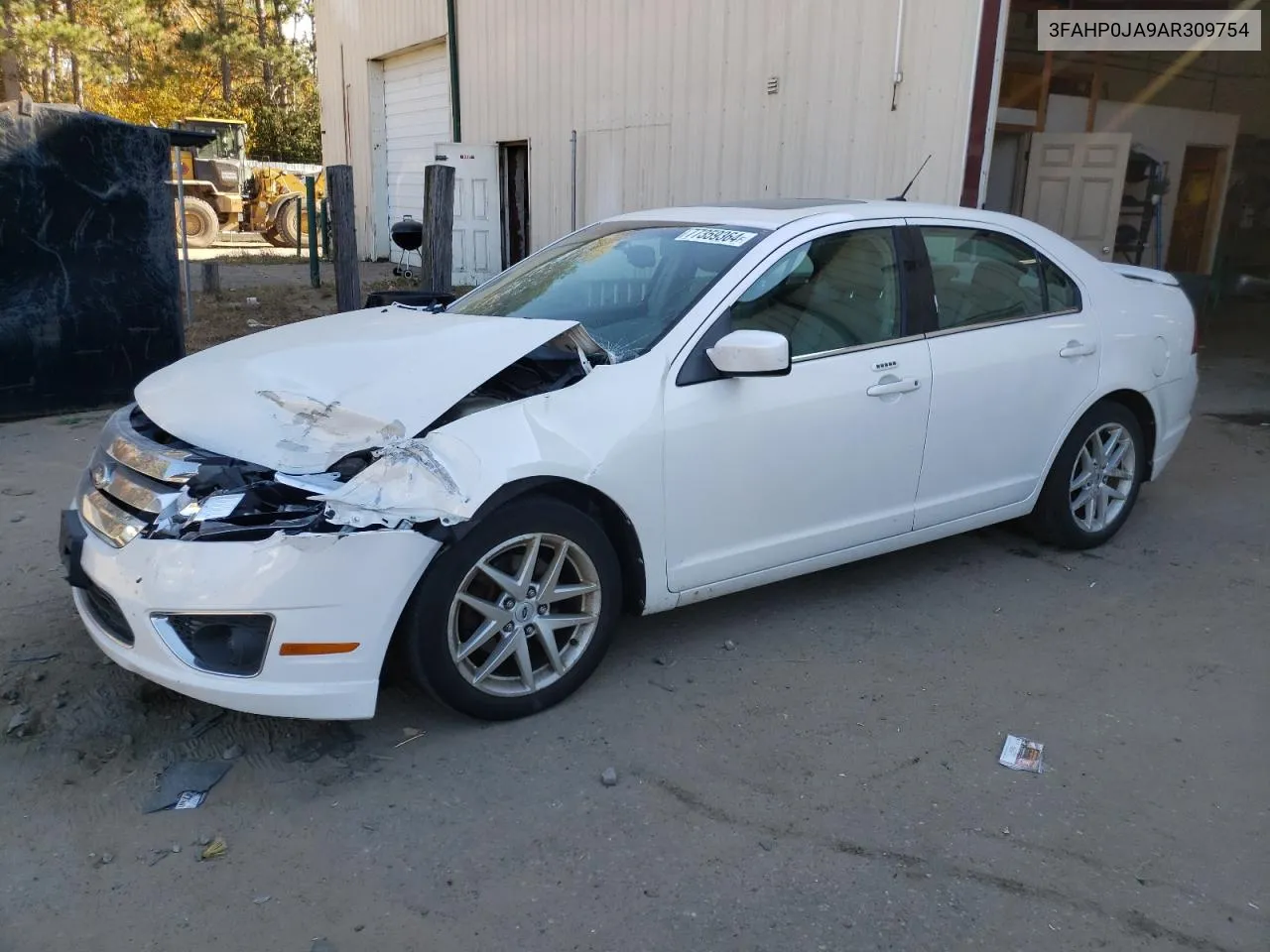 2010 Ford Fusion Sel VIN: 3FAHP0JA9AR309754 Lot: 77359364