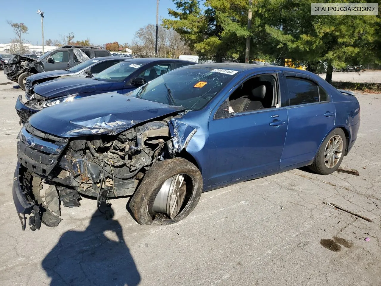 2010 Ford Fusion Sel VIN: 3FAHP0JG3AR333097 Lot: 77675164