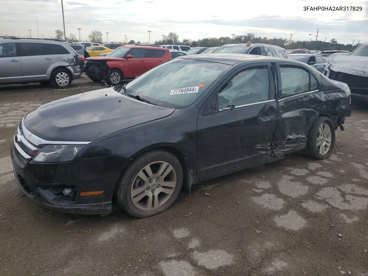 2010 Ford Fusion Se VIN: 3FAHP0HA2AR317829 Lot: 77764944