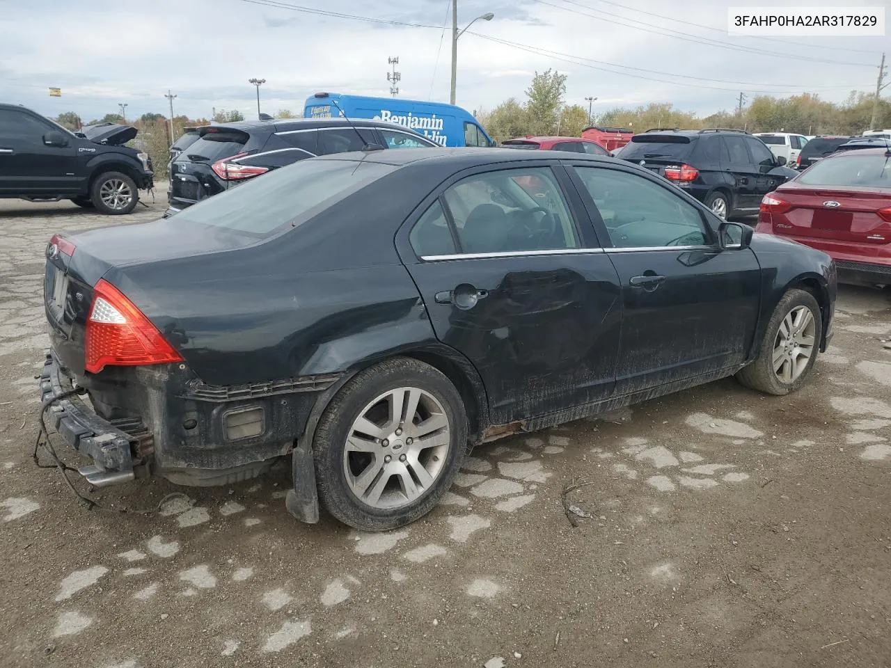 2010 Ford Fusion Se VIN: 3FAHP0HA2AR317829 Lot: 77764944