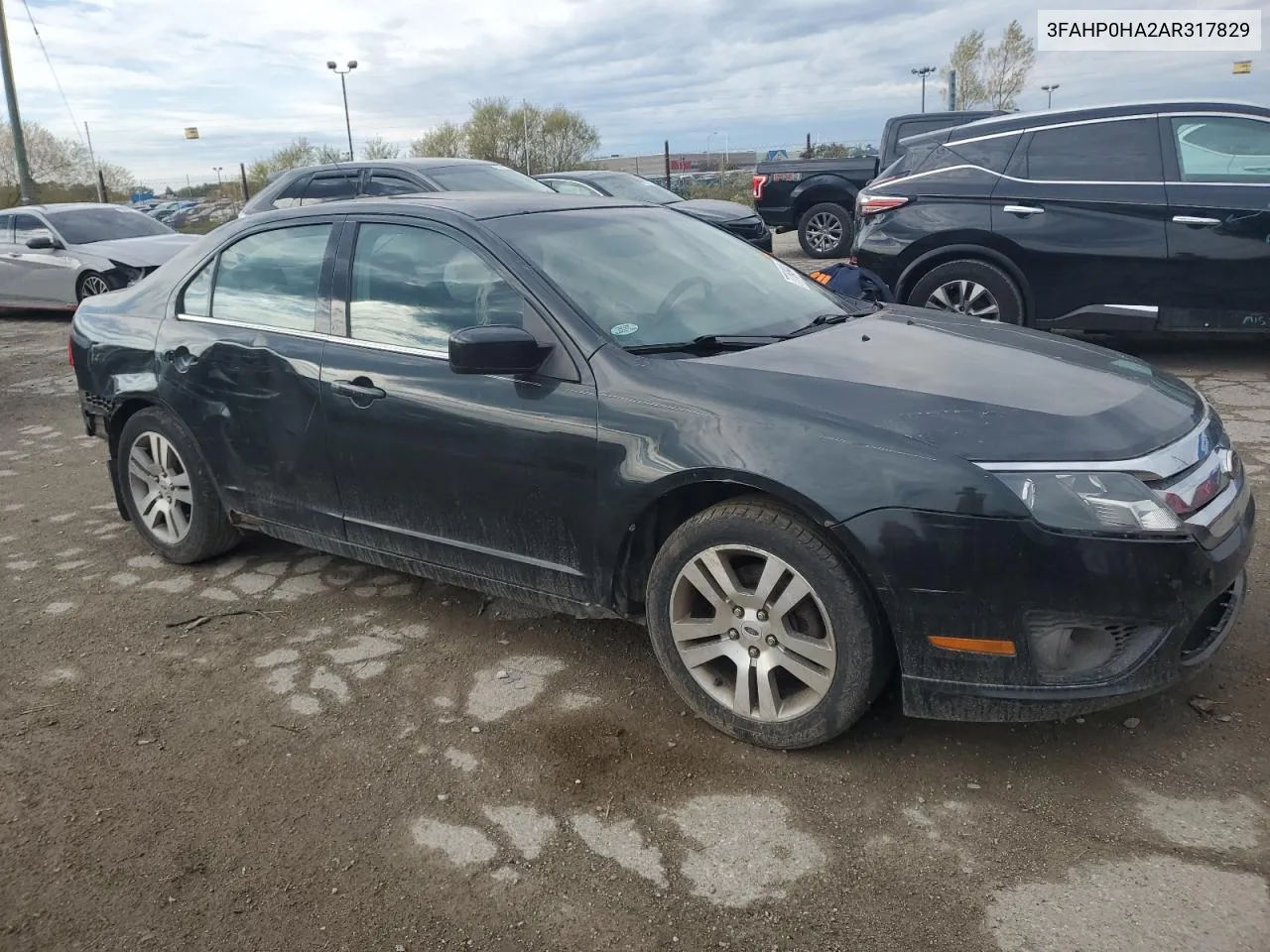 2010 Ford Fusion Se VIN: 3FAHP0HA2AR317829 Lot: 77764944