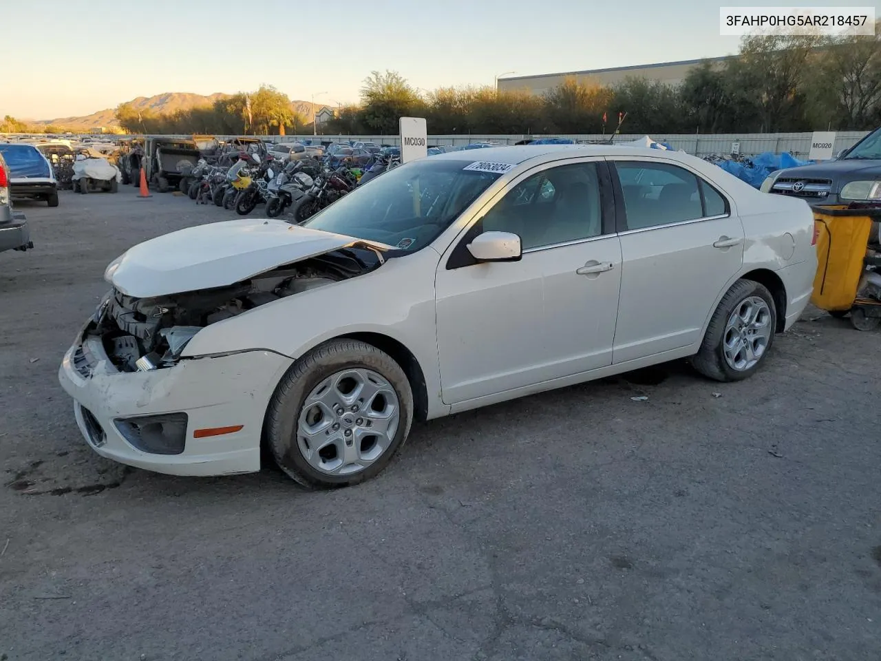 2010 Ford Fusion Se VIN: 3FAHP0HG5AR218457 Lot: 78063034