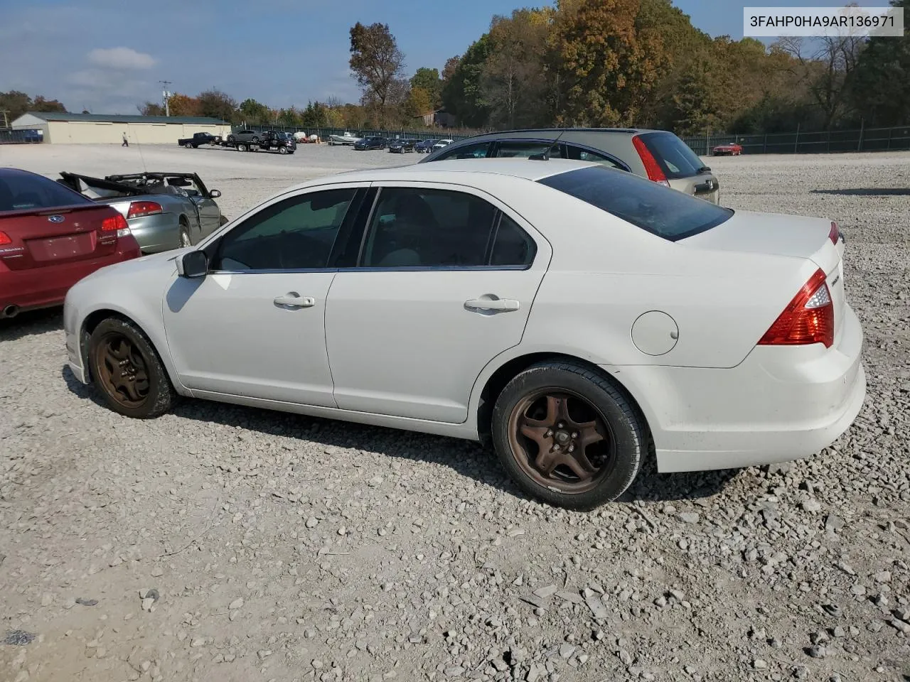 2010 Ford Fusion Se VIN: 3FAHP0HA9AR136971 Lot: 78169014