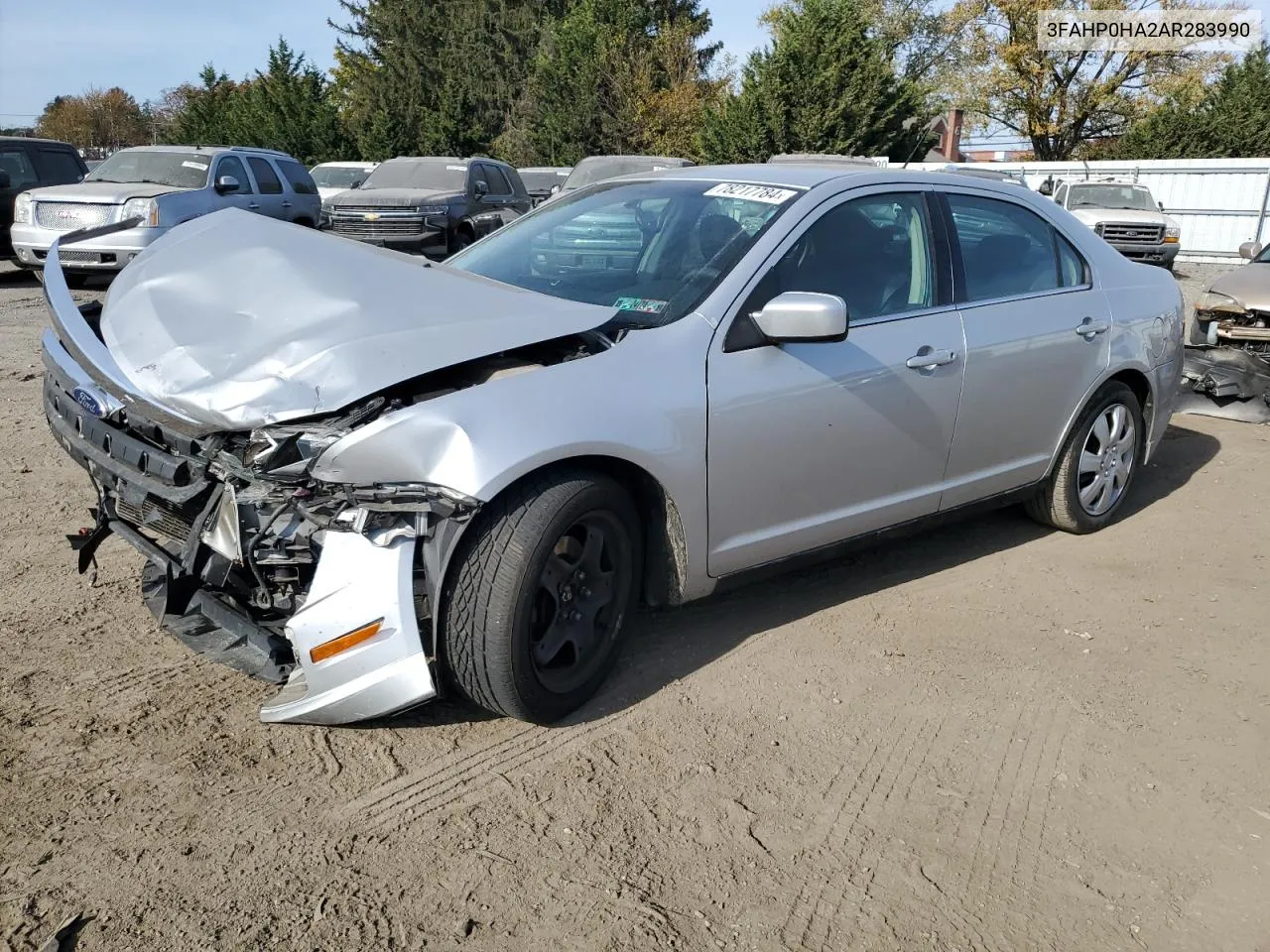 2010 Ford Fusion Se VIN: 3FAHP0HA2AR283990 Lot: 78217784