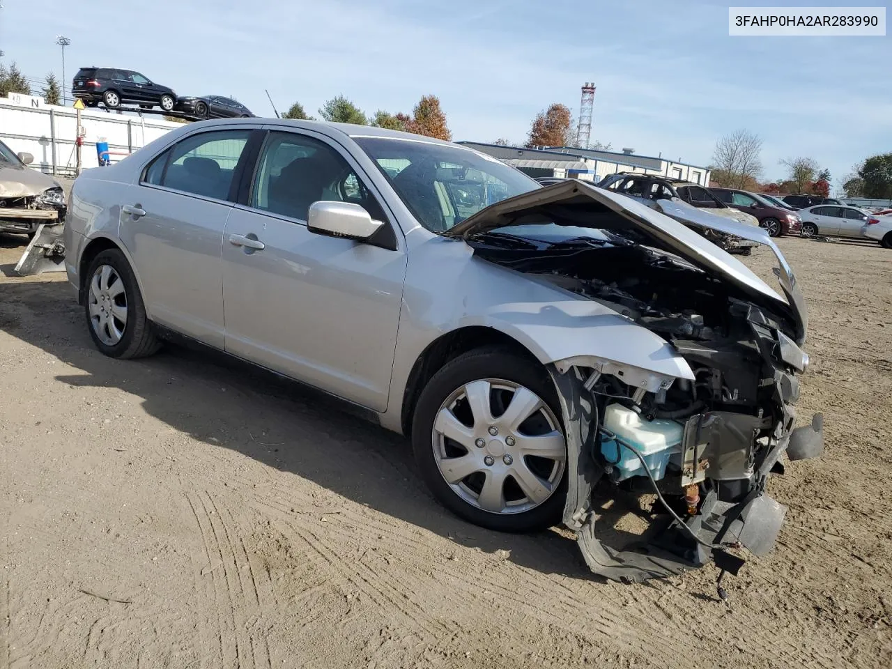 2010 Ford Fusion Se VIN: 3FAHP0HA2AR283990 Lot: 78217784