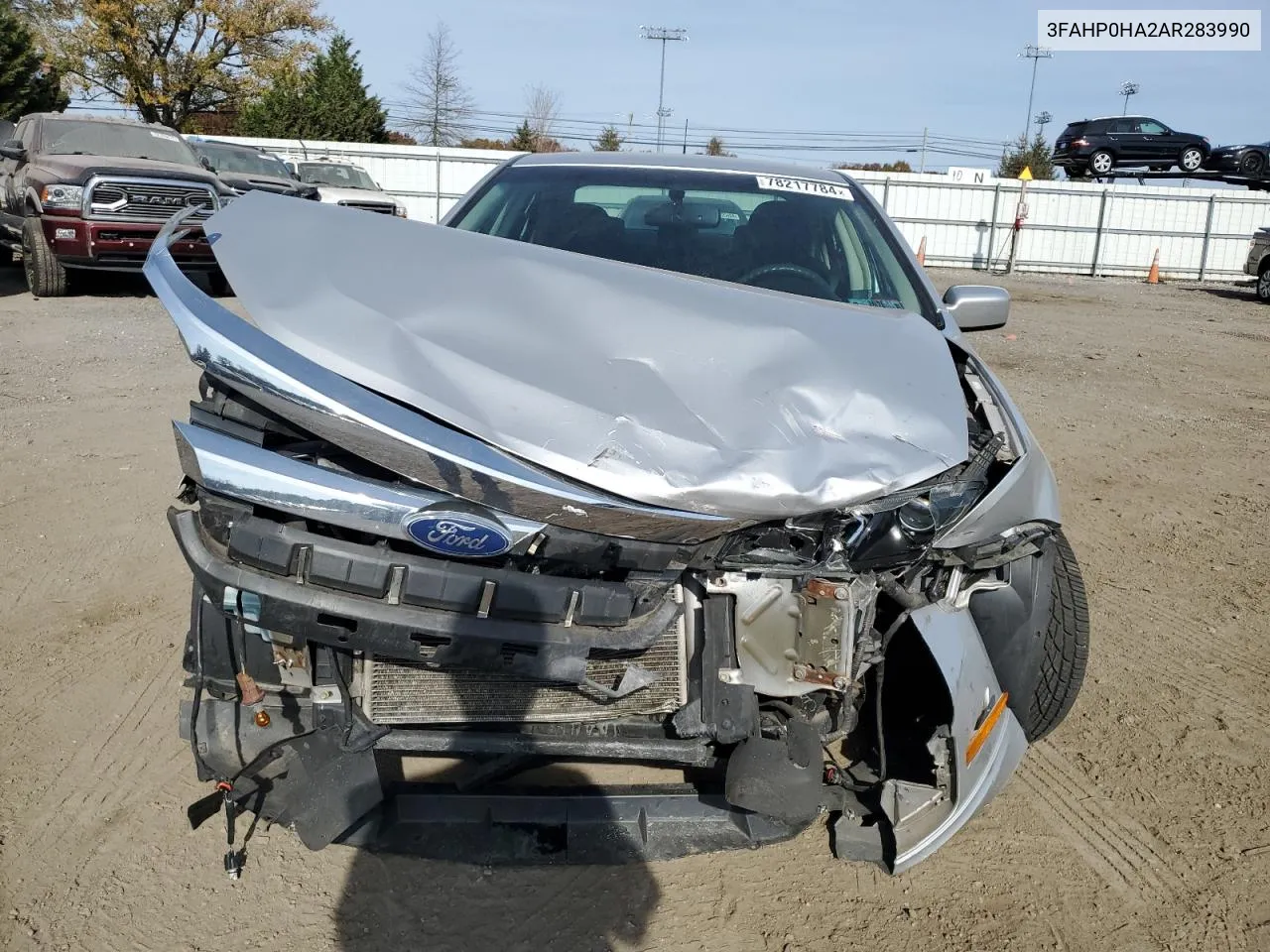 2010 Ford Fusion Se VIN: 3FAHP0HA2AR283990 Lot: 78217784