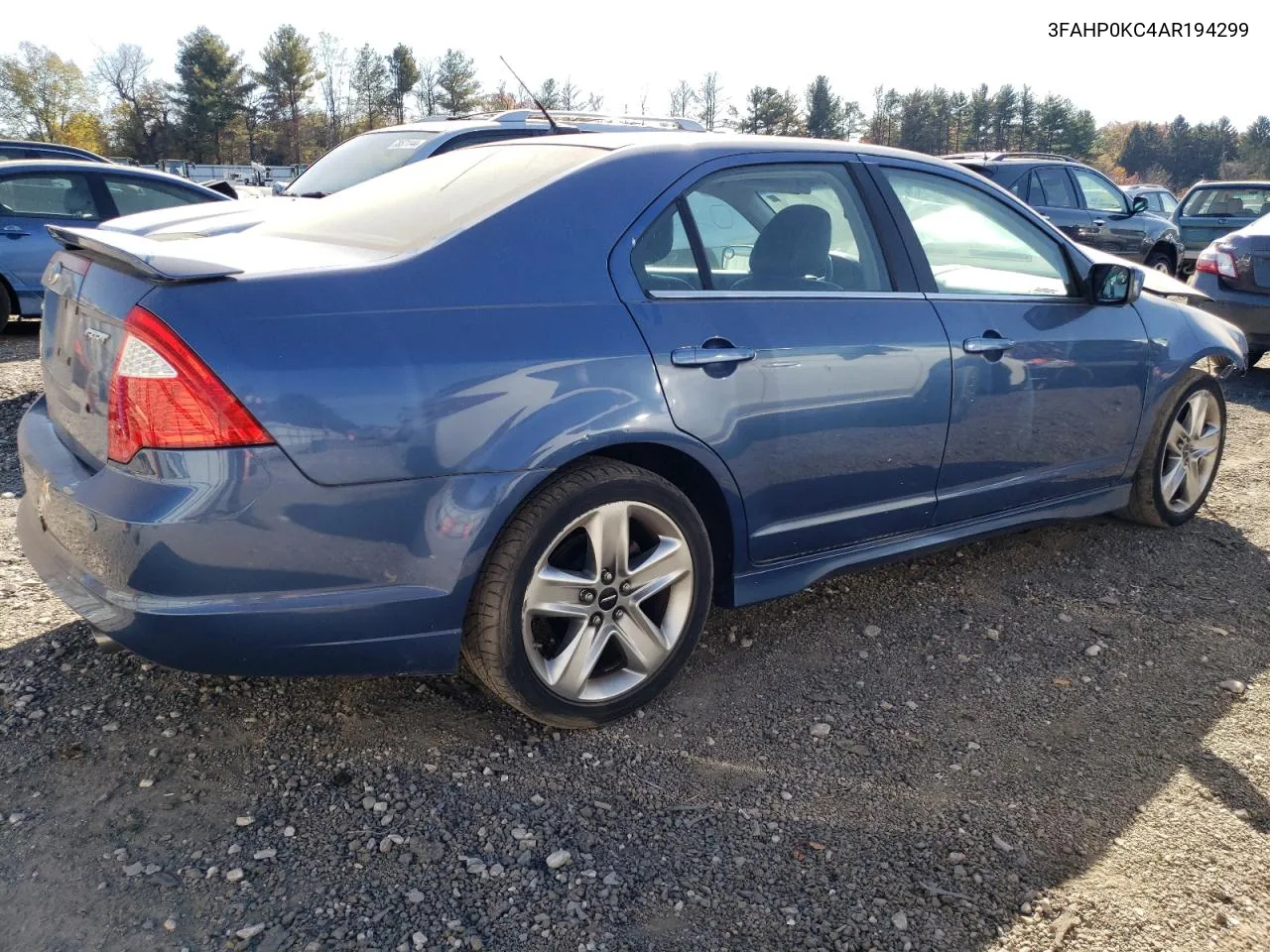 2010 Ford Fusion Sport VIN: 3FAHP0KC4AR194299 Lot: 78729734