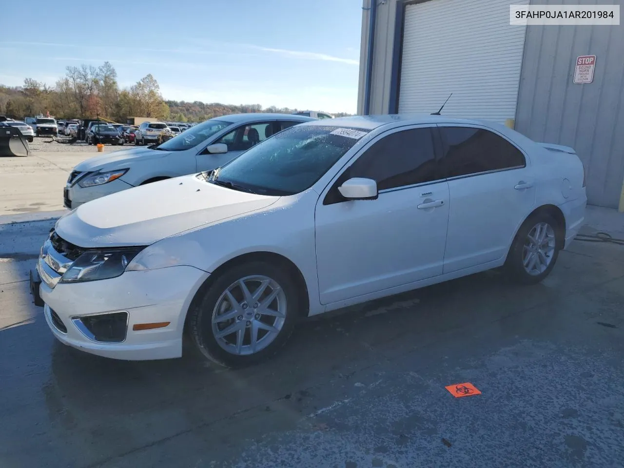 2010 Ford Fusion Sel VIN: 3FAHP0JA1AR201984 Lot: 78994074