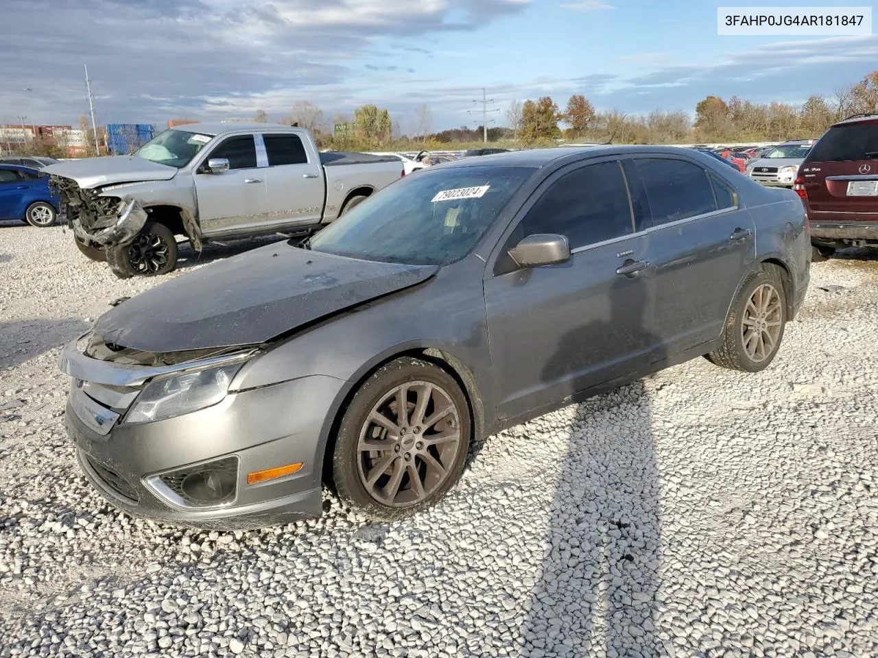 2010 Ford Fusion Sel VIN: 3FAHP0JG4AR181847 Lot: 79023024