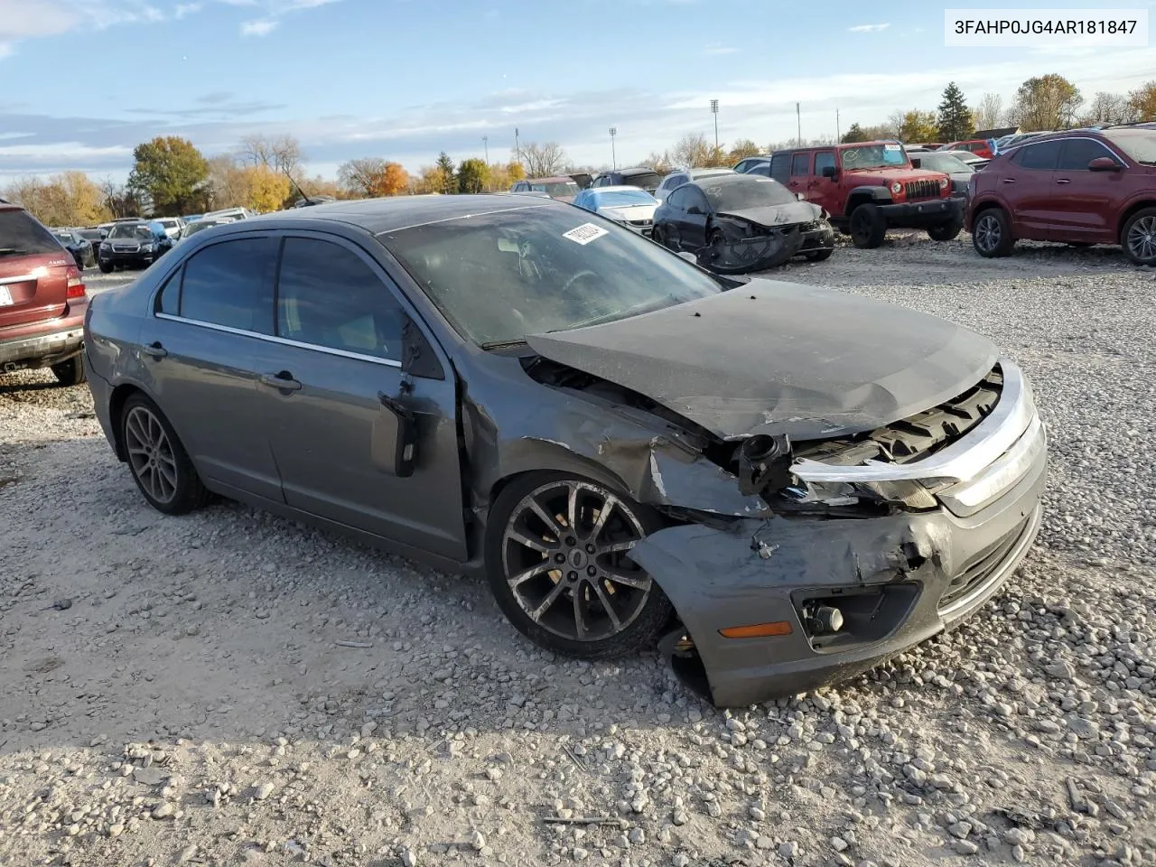 2010 Ford Fusion Sel VIN: 3FAHP0JG4AR181847 Lot: 79023024