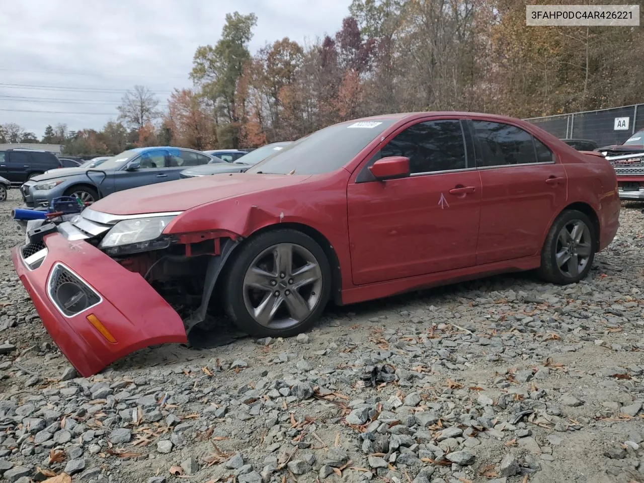 2010 Ford Fusion Sport VIN: 3FAHP0DC4AR426221 Lot: 79323104