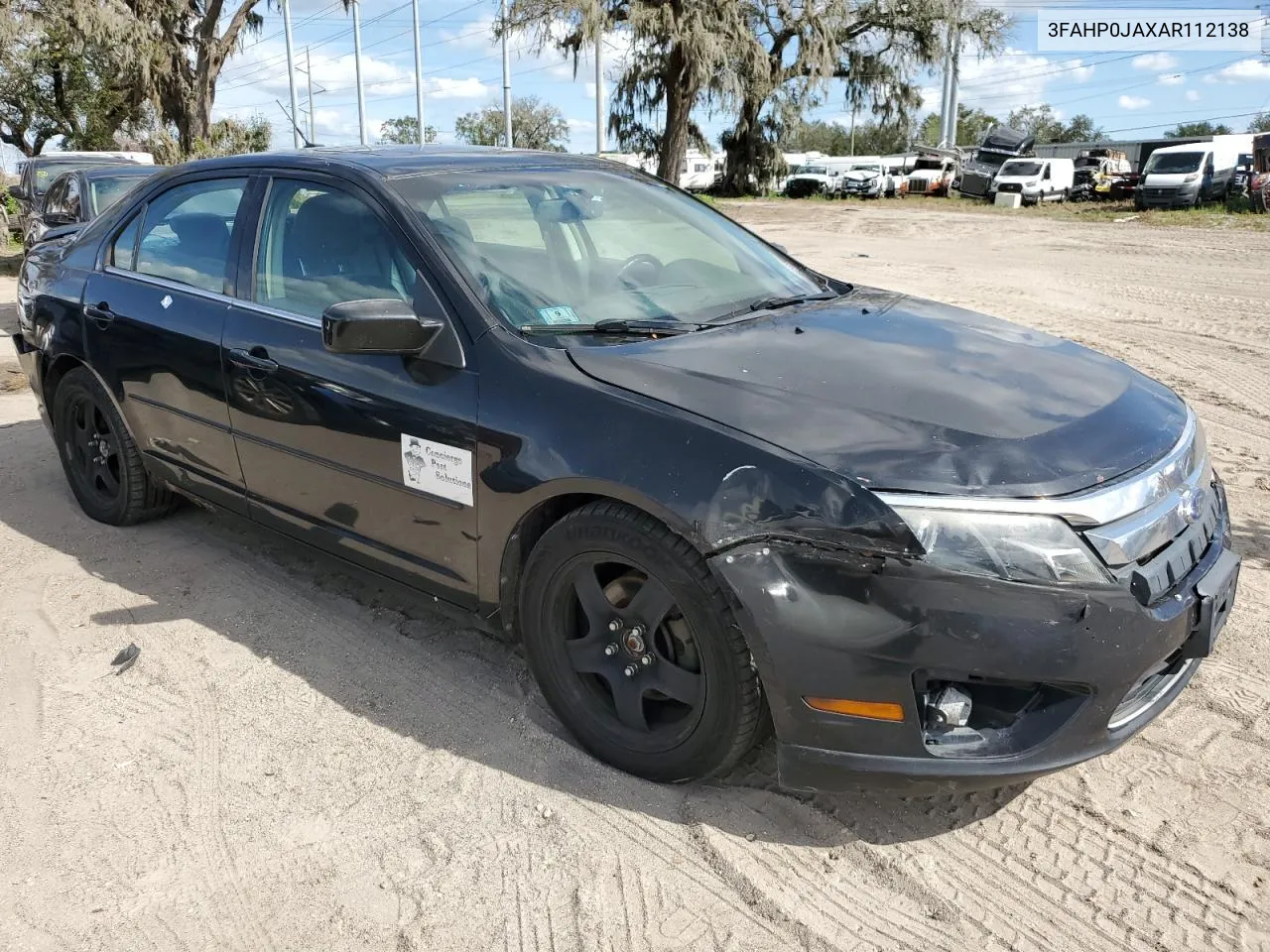 2010 Ford Fusion Sel VIN: 3FAHP0JAXAR112138 Lot: 79360384