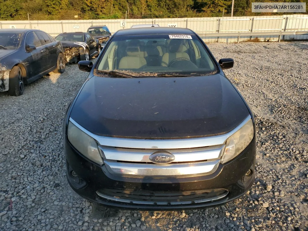 2010 Ford Fusion Se VIN: 3FAHP0HA7AR156281 Lot: 79462314