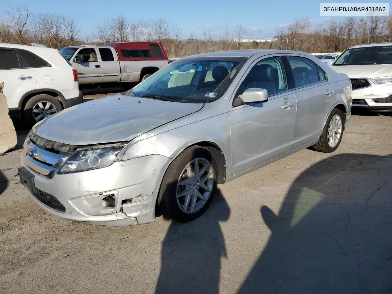 2010 Ford Fusion Sel VIN: 3FAHP0JA8AR431862 Lot: 79589894