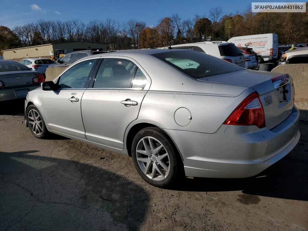 2010 Ford Fusion Sel VIN: 3FAHP0JA8AR431862 Lot: 79589894