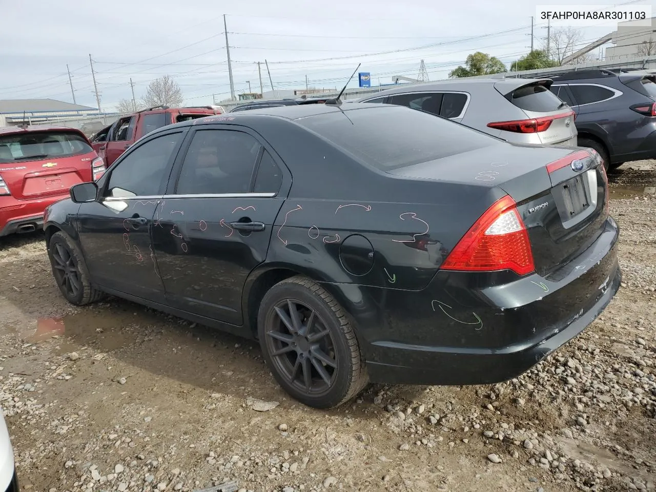 2010 Ford Fusion Se VIN: 3FAHP0HA8AR301103 Lot: 79668244