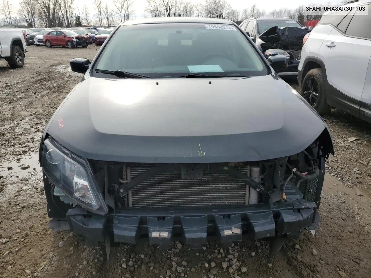 2010 Ford Fusion Se VIN: 3FAHP0HA8AR301103 Lot: 79668244